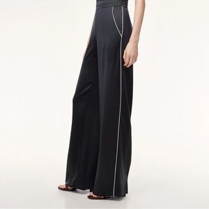 WILFRED Clarisse Black Satin Pant